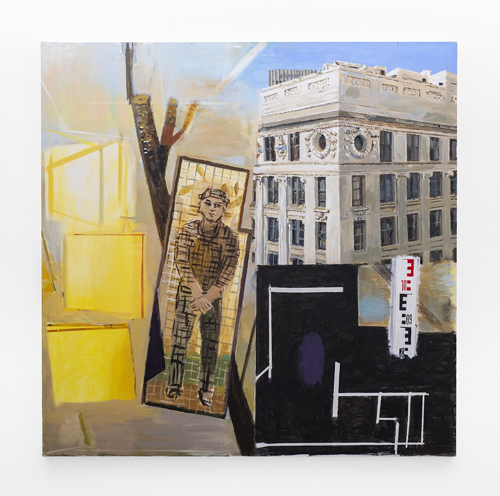 Adderley Street 2021, Acrylic on Canvas, 160 x 160 cm