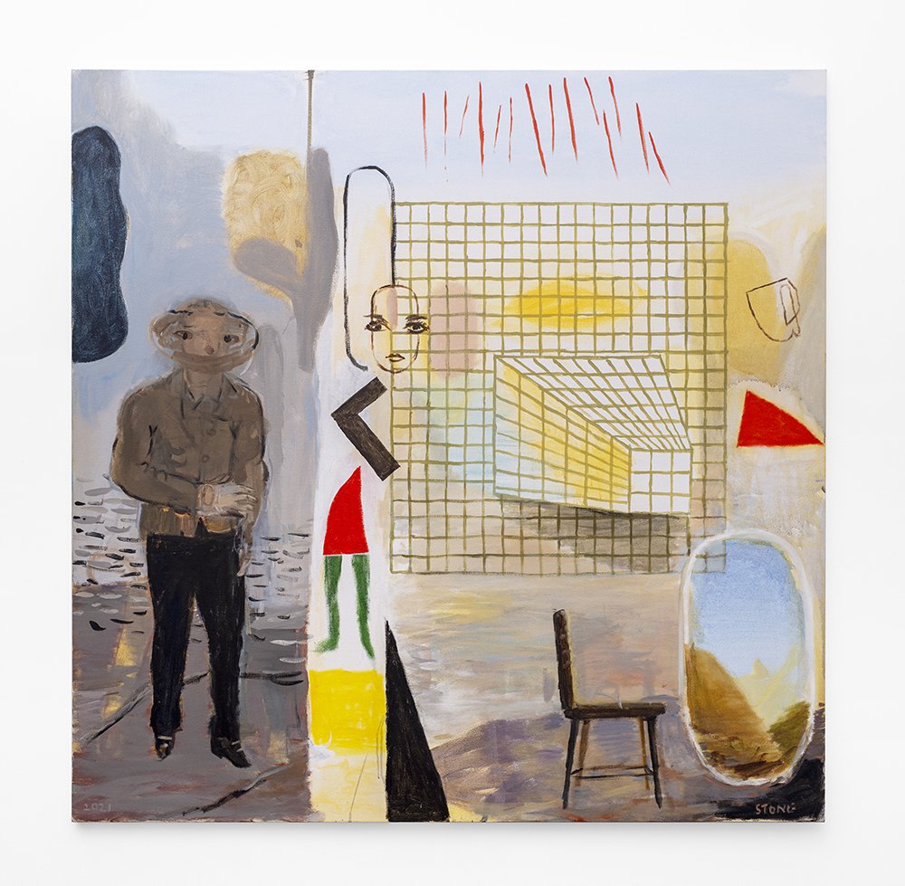 Grid 360 2021, Acrylic on Canvas, 160 x 160 cm