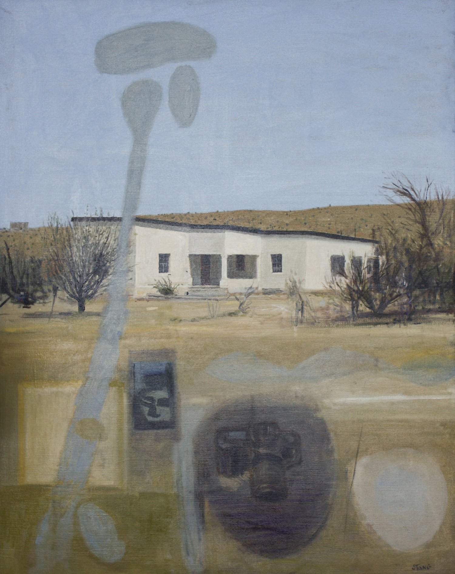 Leeu Gamka 2010, Oil on Canvas, 117 x 92 cm