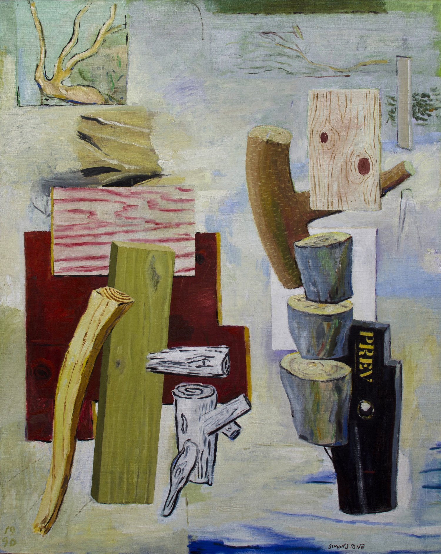 Prev 1990, Oil on Canvas, 115.5 x 93 cm
