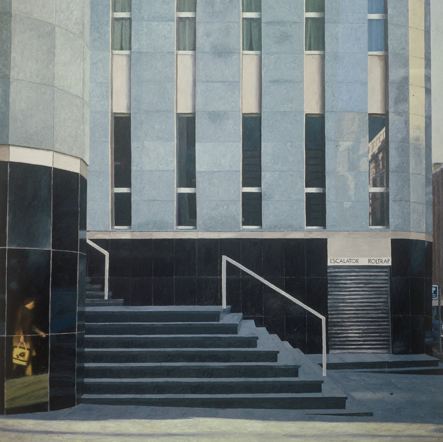 Reserve Bank 1978, Oil on Canvas, 155 x 155 cm