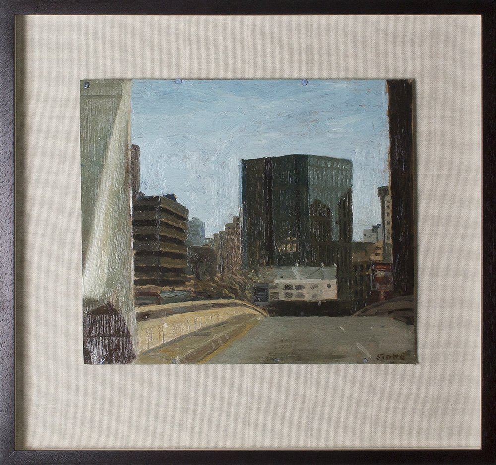 Selby Joburg 2015, Oil on Cardboard, 33 x 30 cm