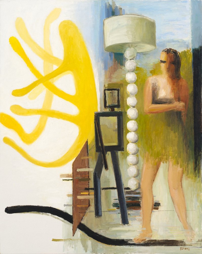 Triple Summersault 2014, Oil on Canvas, 116 x 93 cm