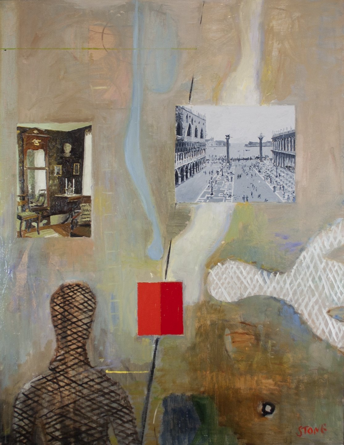 Venice I 2005, Oil on Board, 100 x 78 cm